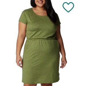 Columbia dress NWT plus 3X Omni wick Omni shade Pacific haze canteen color green